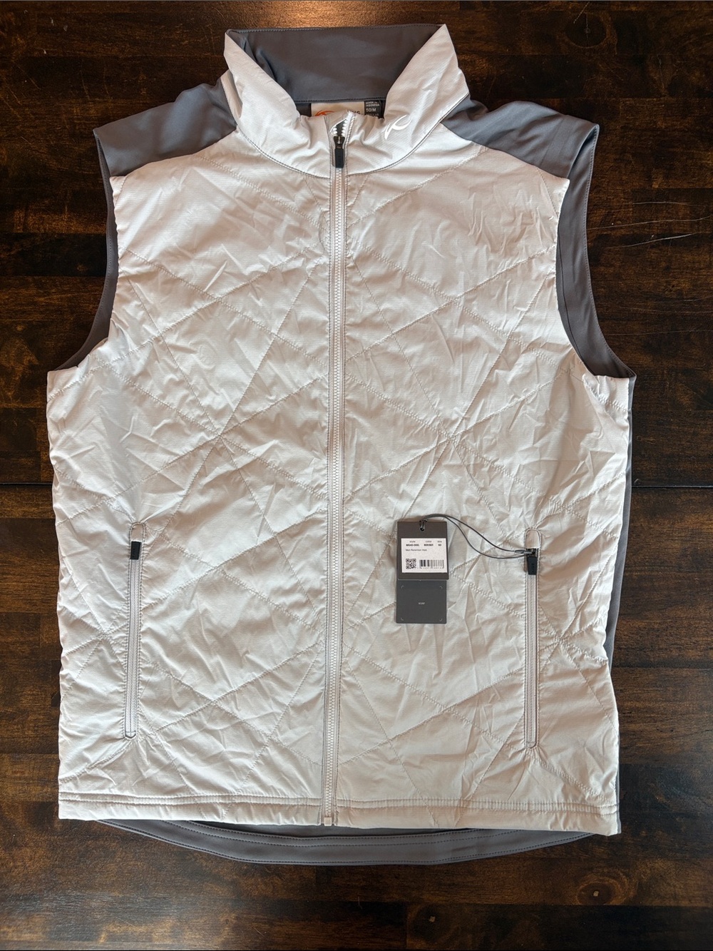KJUS Men's Retention Vest Quilted with Gray
